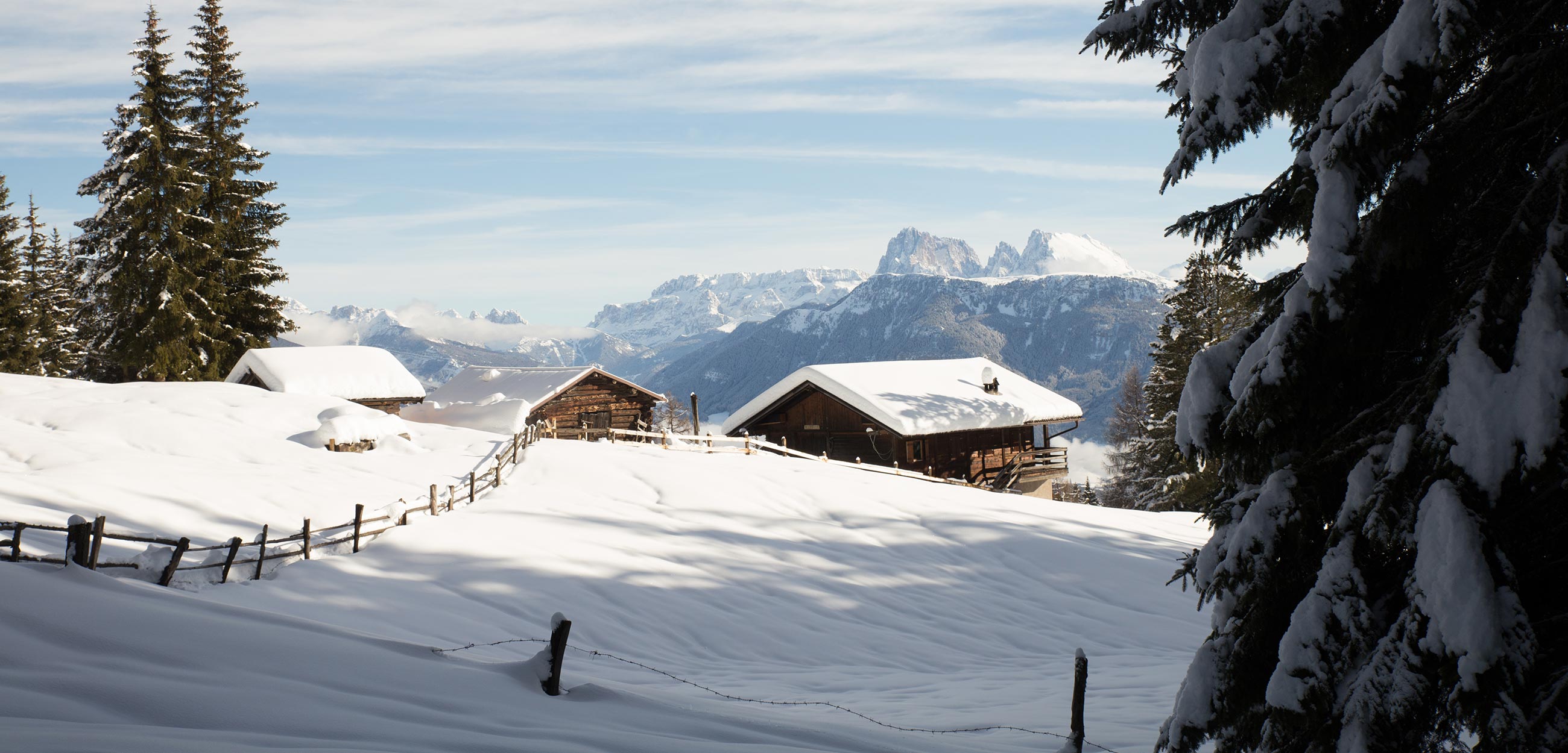 Winter in Südtirol - Laitacherhof in Klausen